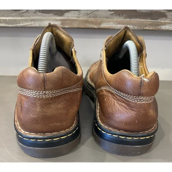 Dr. Martens 11232 Lace Up Split Toe Oxford Brown Leather Shoes Men's Size 10 US - Picture 6 of 9